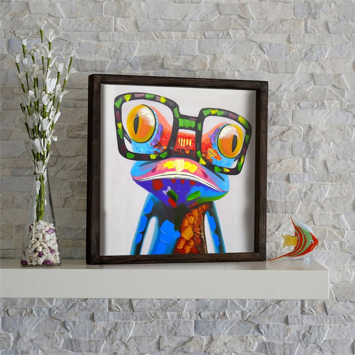 Wallity Cuadro Decorativo Lo Desconocido 33x33 cm Wallity Cuadro Decorativo Lo Desconocido 33x33 cm